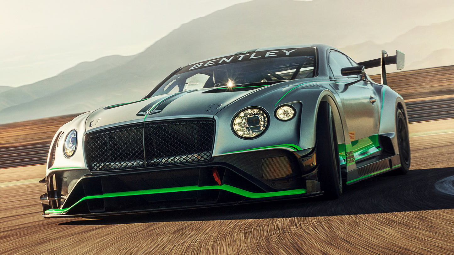Bentley Continental Gt3 Hd Art Keychain