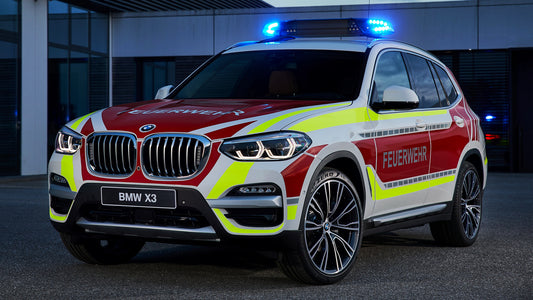 Bmw X3 Feuerwehr Hd Art Keychain