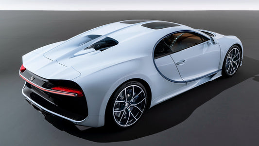 Bugatti Chiron Sky View Hd Art Keychain