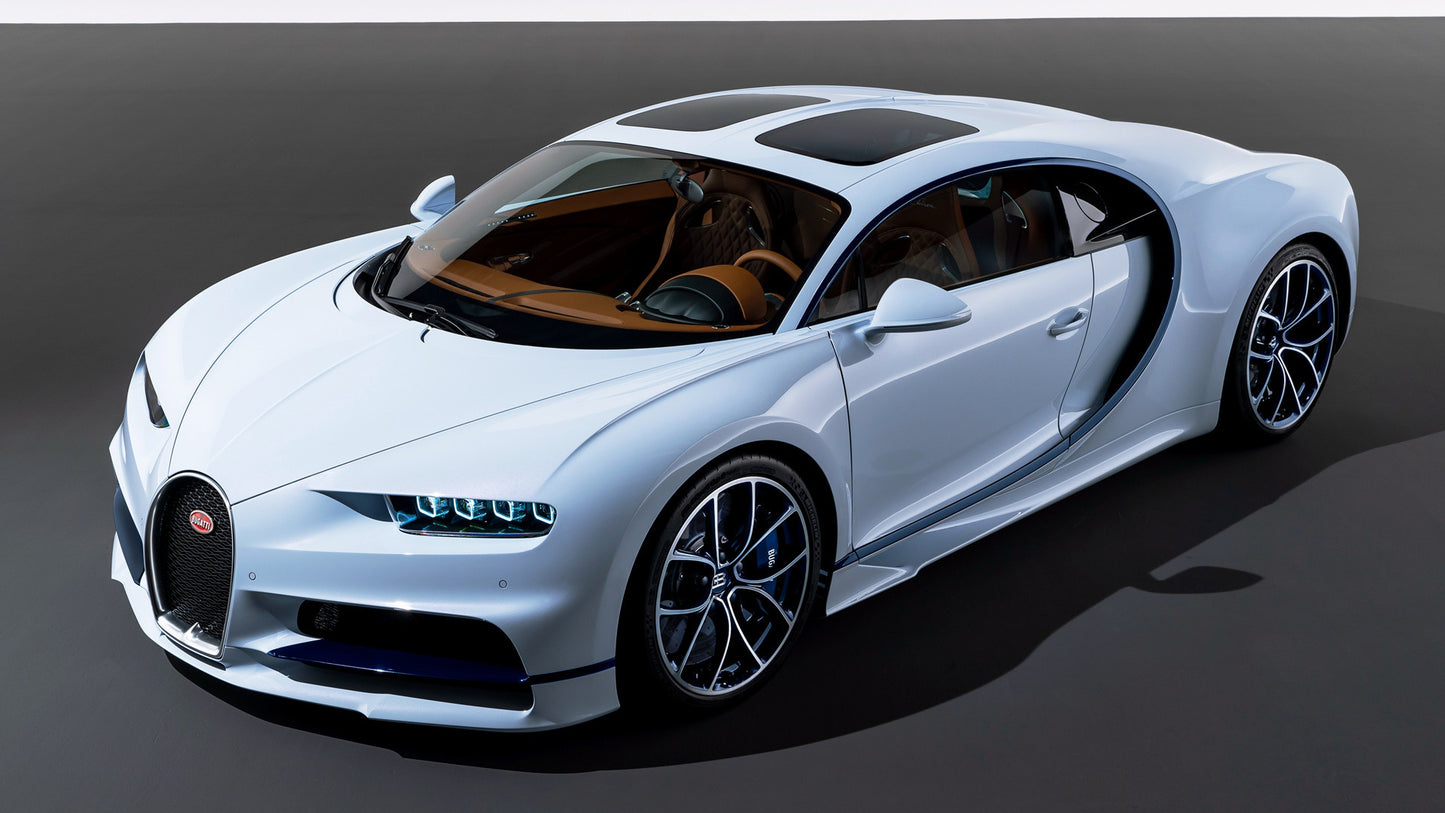 Bugatti Chiron Sky View Hd Art Keychain