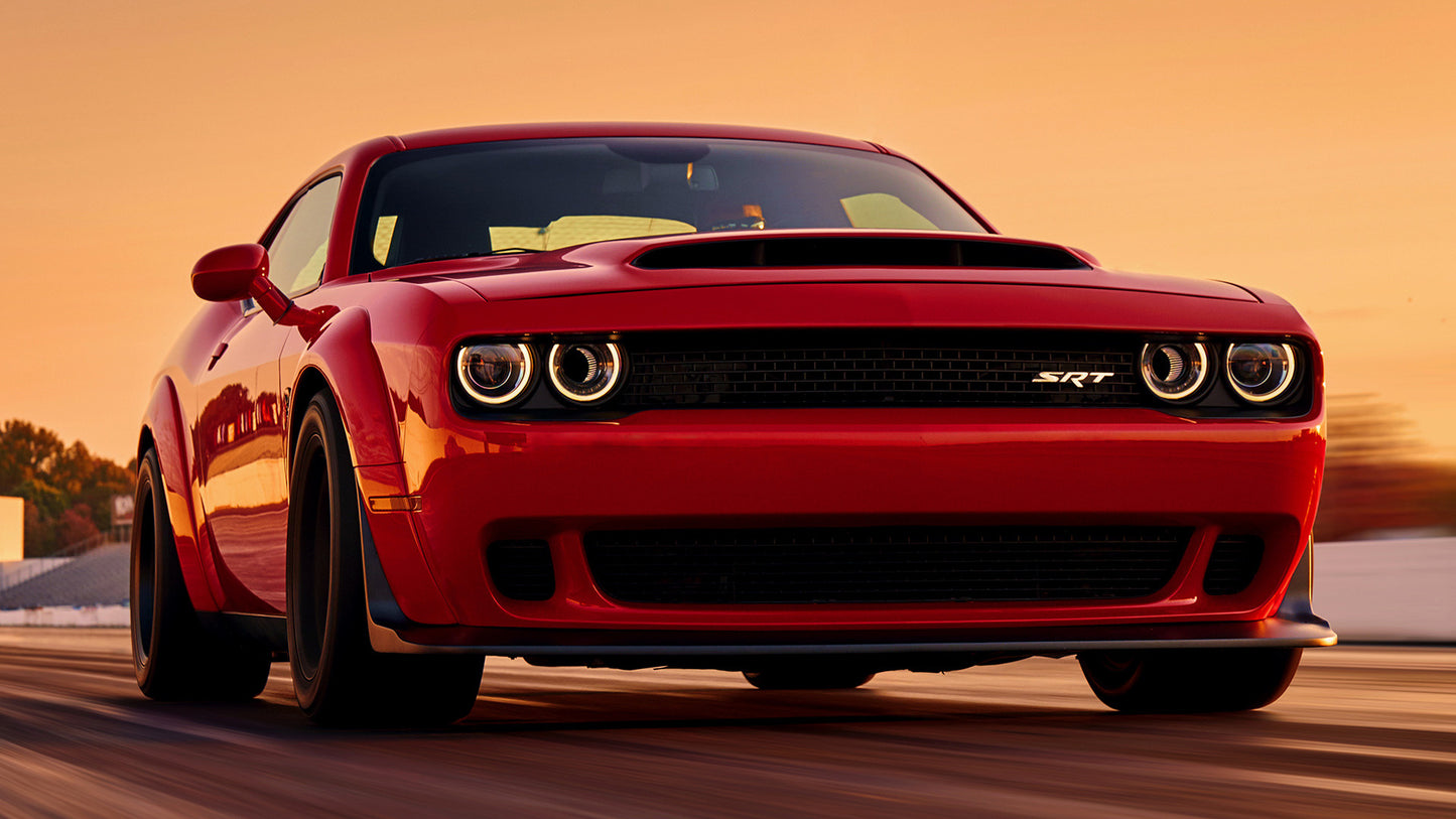 Dodge Challenger Srt Demon Hd Art Keychain