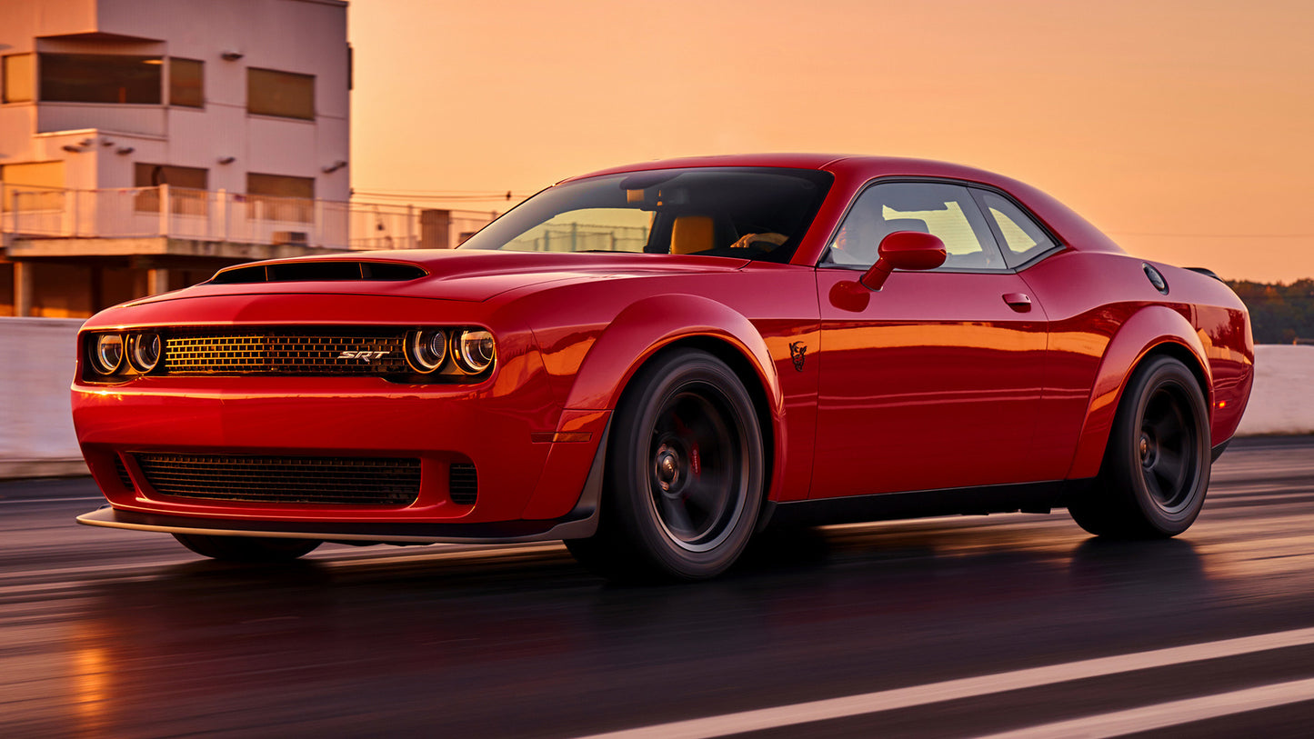 Dodge Challenger Srt Demon Hd Art Keychain