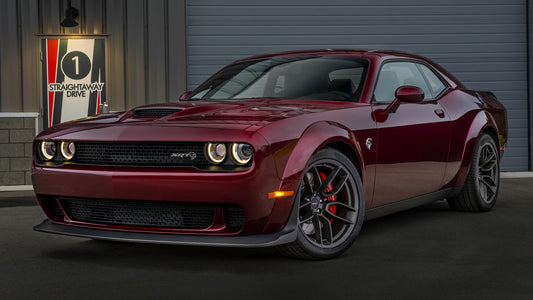 Dodge Challenger Srt Hellcat Widebody Hd Art Keychain