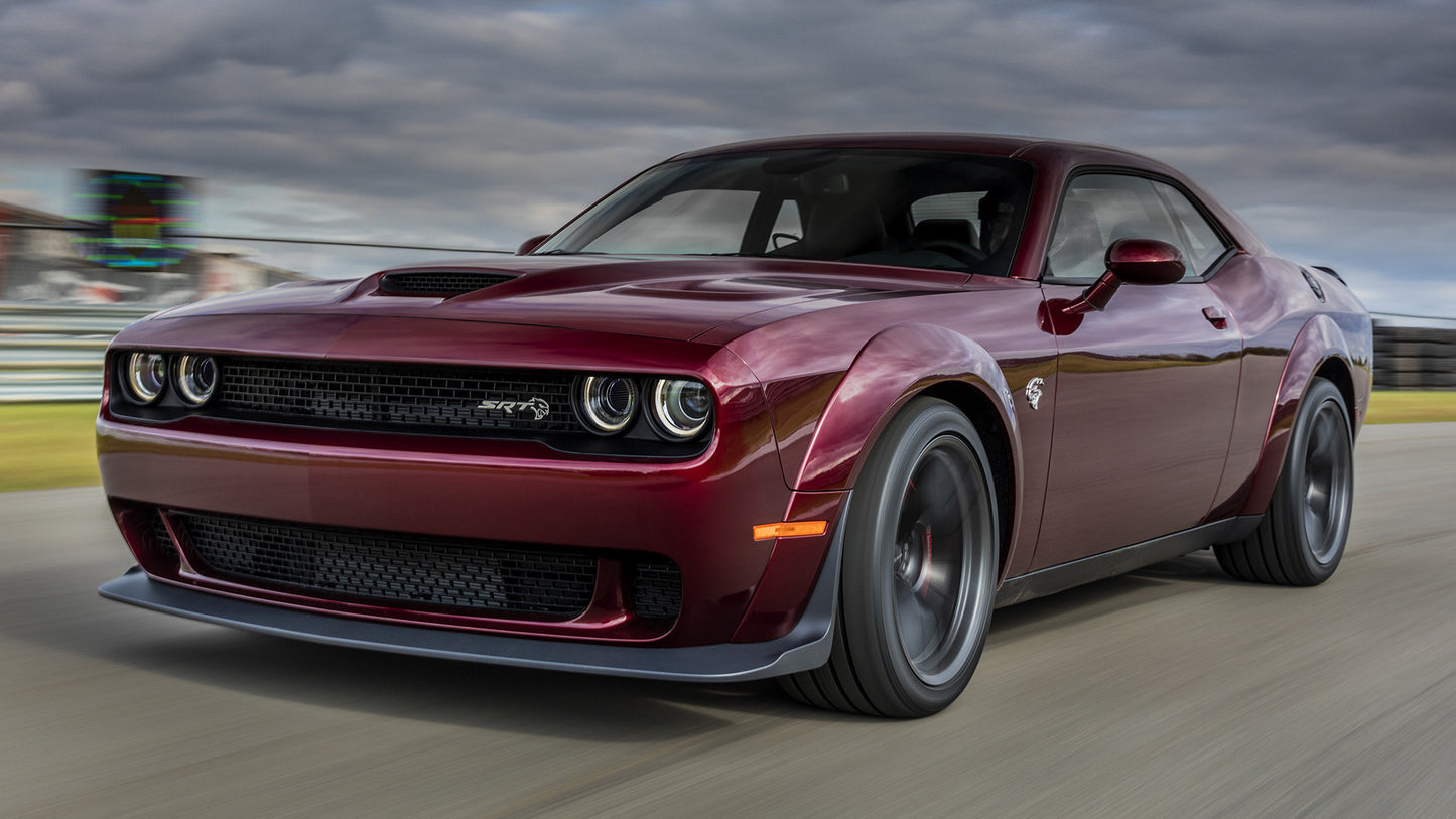 Dodge Challenger Srt Hellcat Widebody Hd Art Keychain