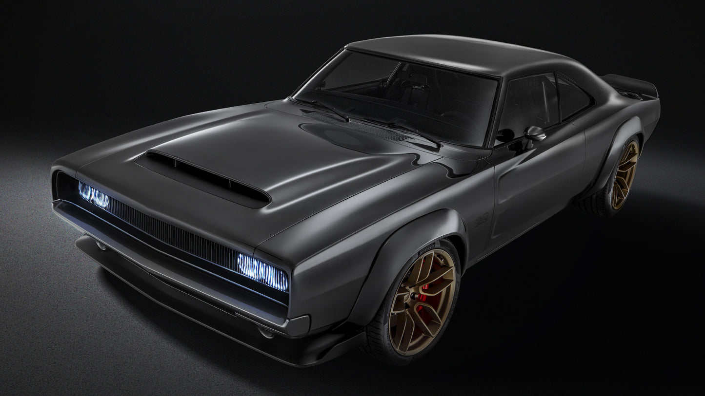 Dodge Super Charger Concept Hd Art Keychain