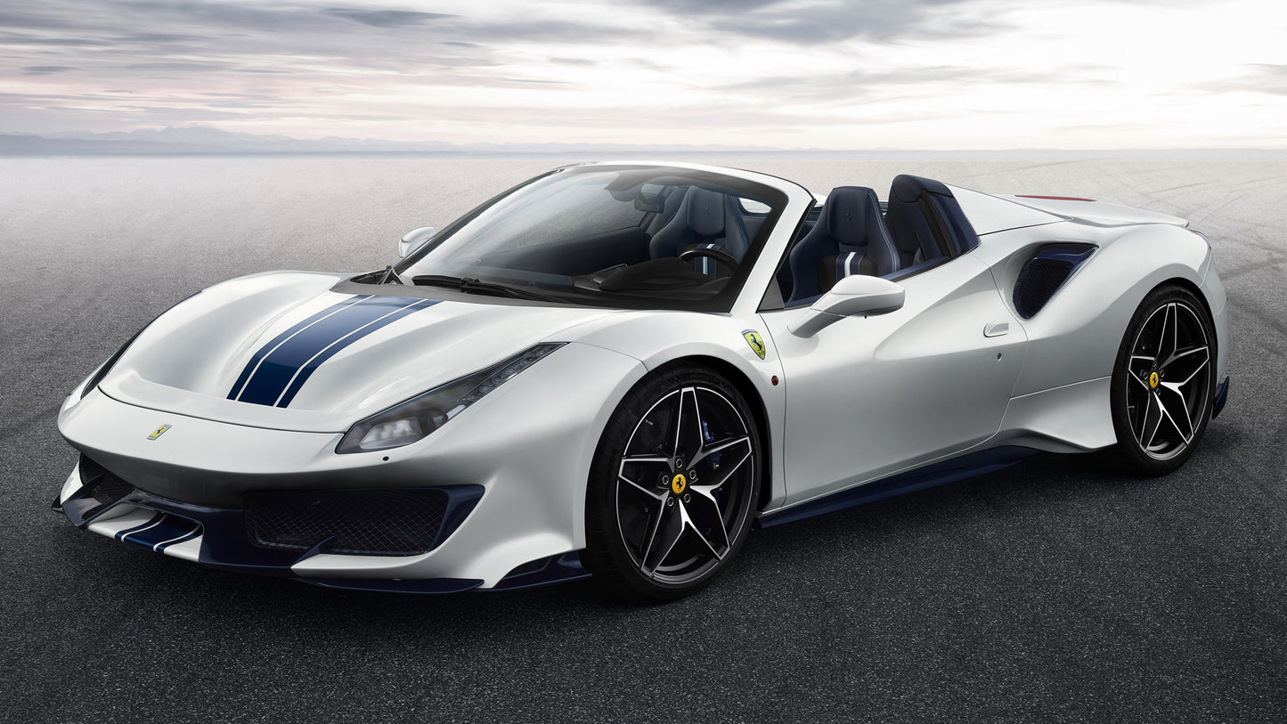 Ferrari Pista Spider Hd Art Keychain