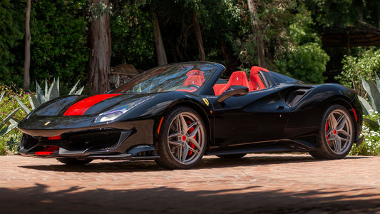 Ferrari Pista Spider Us Hd Art Keychain