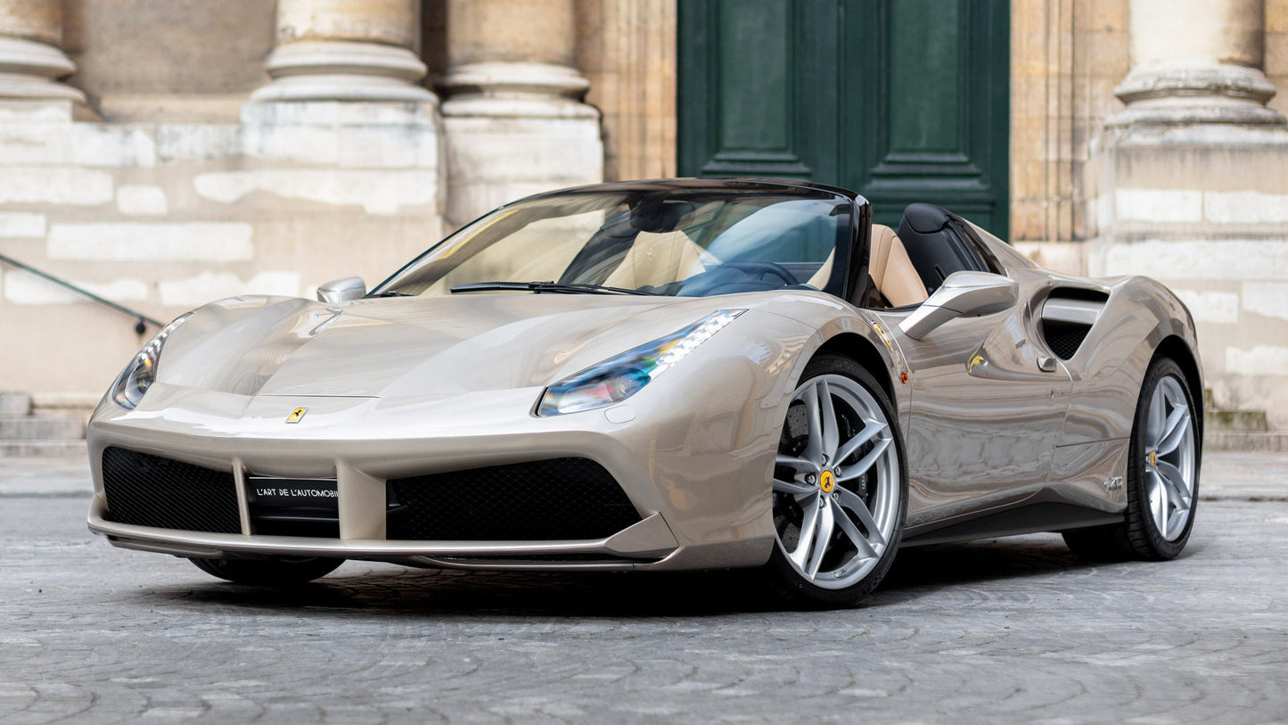 Ferrari Spider Sleek Beauty Hd Art Keychain