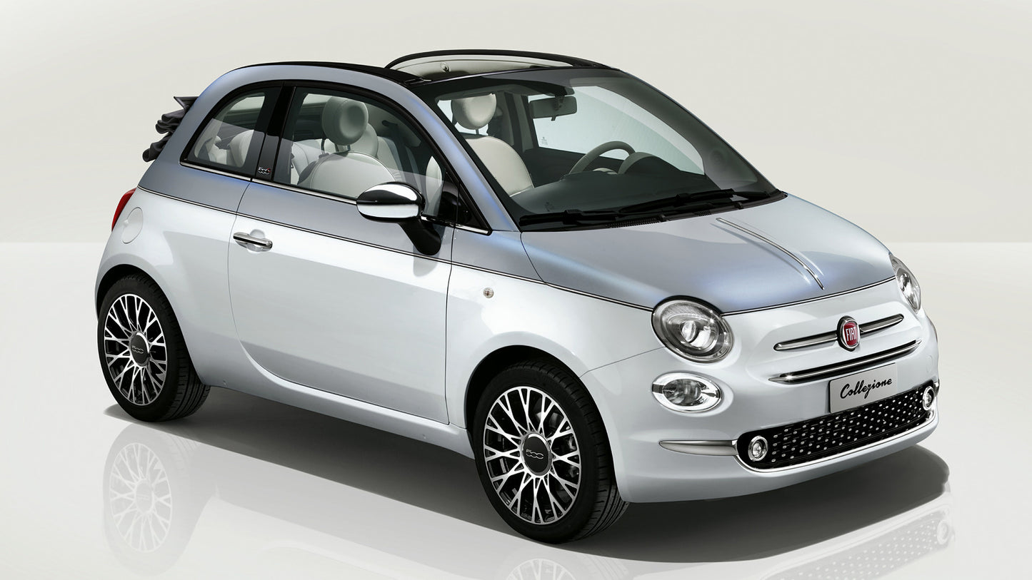 Fiat 500C Collezione Hd Art Keychain