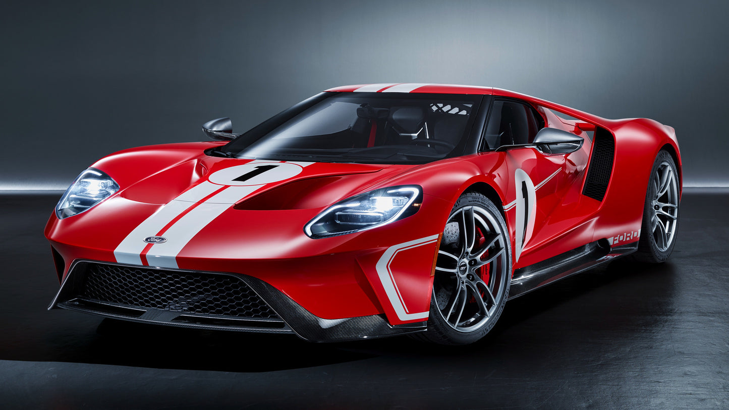 Ford Gt Heritage Edition Hd Art Keychain