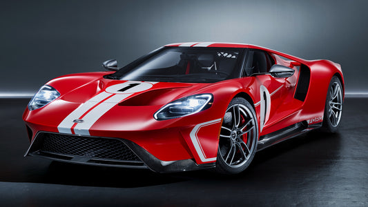 Ford Gt Heritage Edition Hd Art Keychain