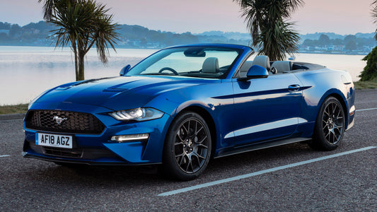 Ford Mustang Convertible Uk Hd Art Keychain