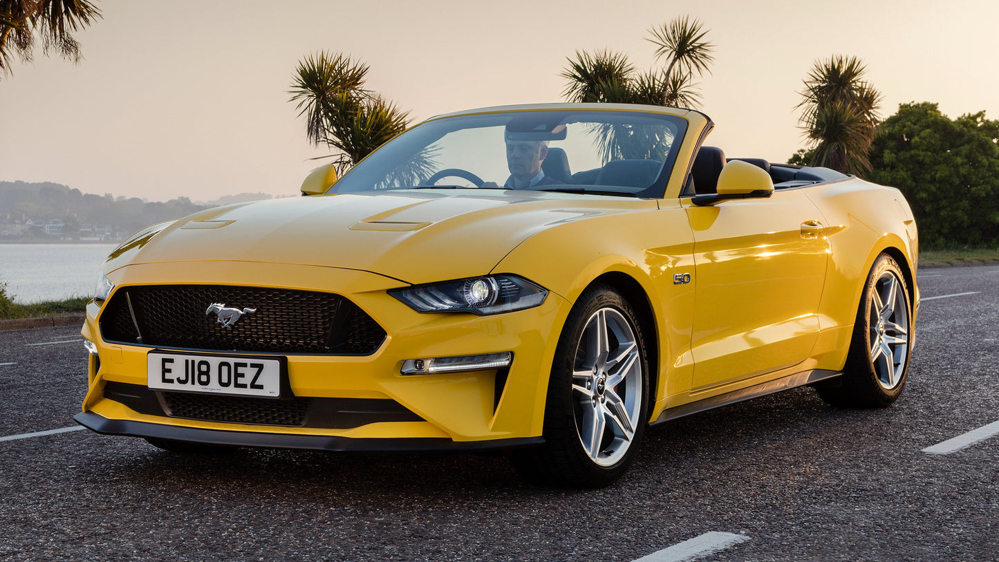 Ford Mustang Gt Convertible Uk Hd Art Keychain