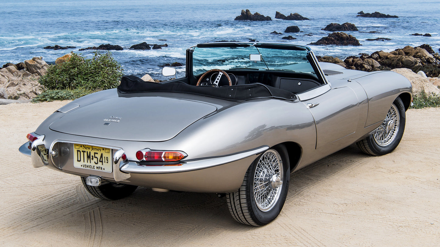 Jaguar E Type Zero Hd Art Print Poster