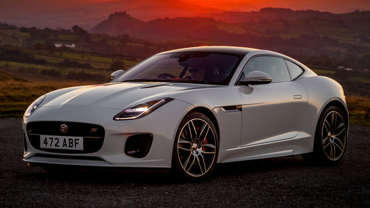 Jaguar F Type Coupe Chequered Flag Edition Uk Hd Art Print Poster