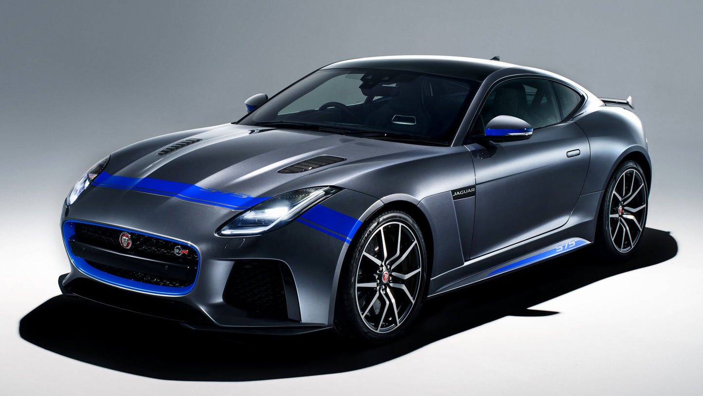 Jaguar F Type Svr Coupe Graphic Pack Uk Hd Art Jigsaw Puzzle