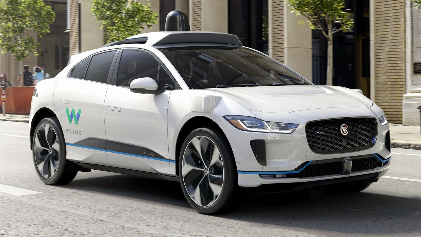 Jaguar I Pace Waymo Self Driving Vehicle Hd Art Jigsaw Puzzle