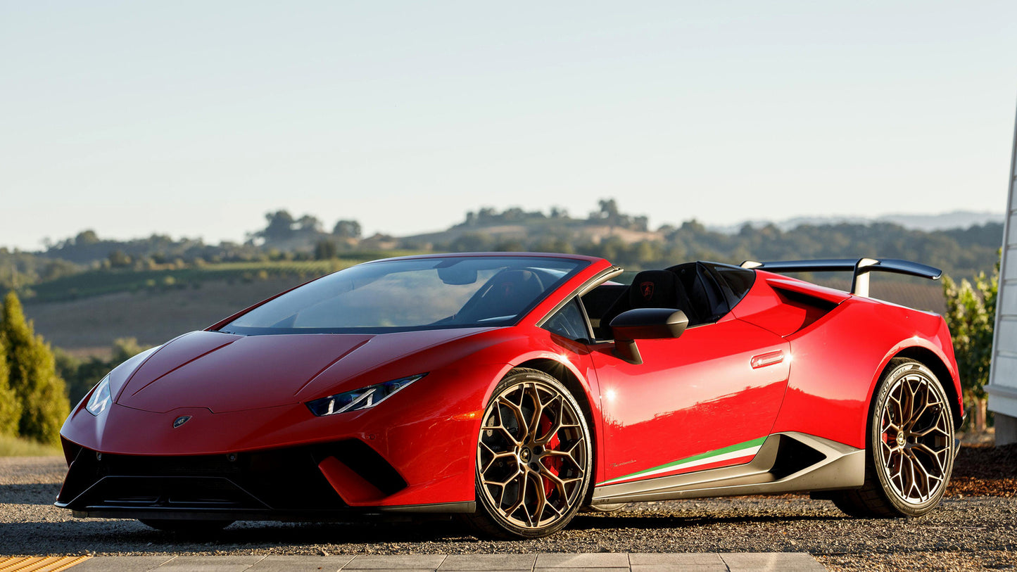 Lamborghini Huracan Performante Spyder Us Hd Art Print Poster