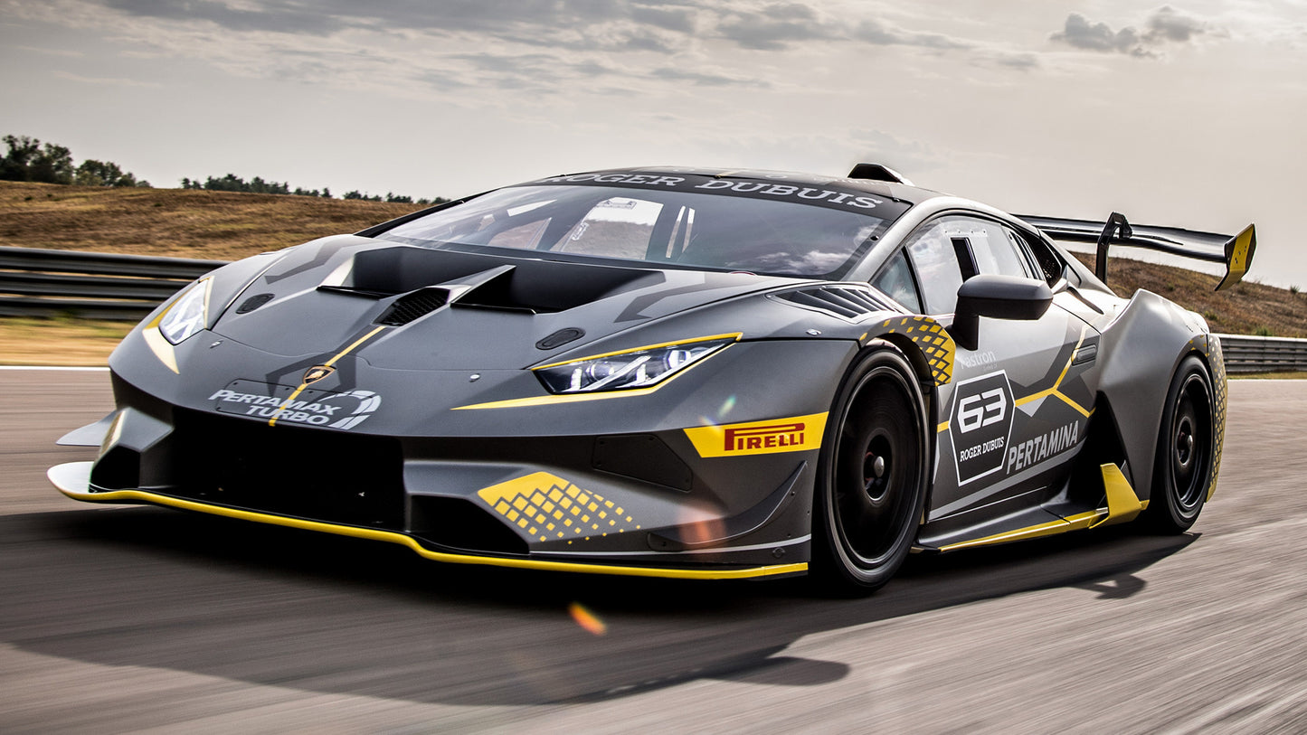 Lamborghini Huracan Super Trofeo Evo Hd Art Print Poster