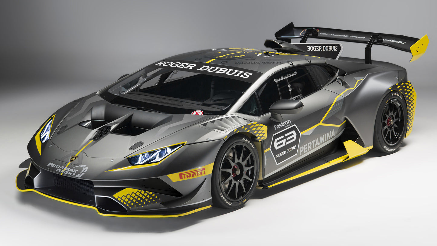 Lamborghini Huracan Super Trofeo Evo Hd Art Keychain