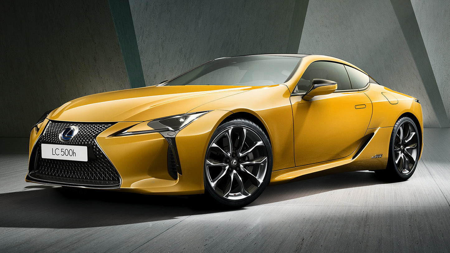 Lexus Lc Hybrid Yellow Edition Hd Art Keychain