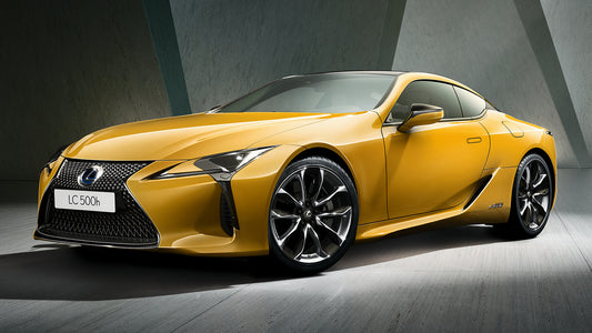 Lexus Lc Hybrid Yellow Edition Hd Art Jigsaw Puzzle