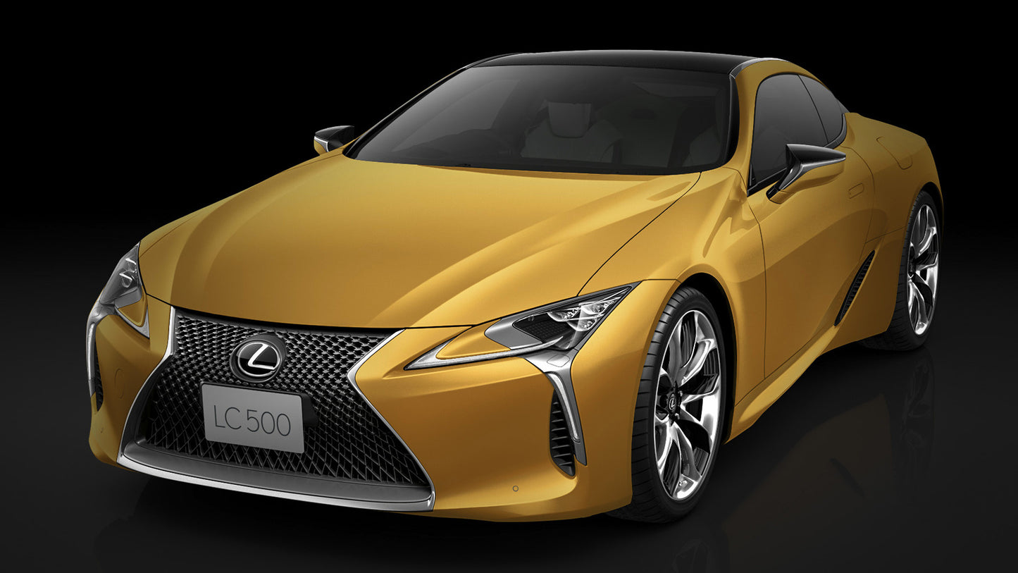 Lexus Lc Luster Yellow Edition Jp Hd Art Keychain