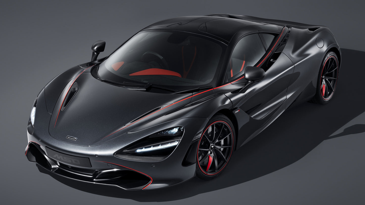 Mclaren 720S Stealth Theme By Mso Uk Hd Art Print Poster