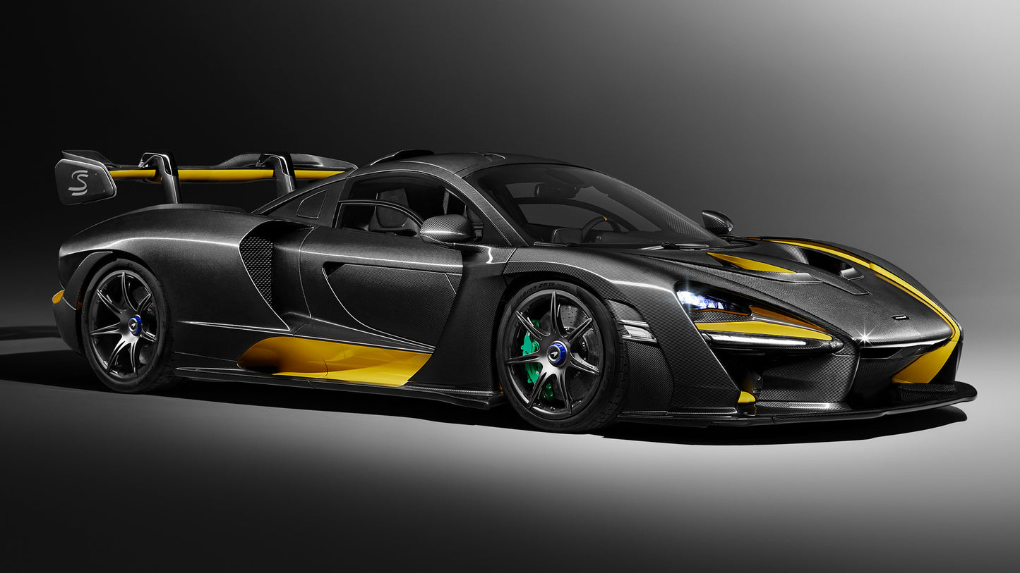 Mclaren Senna Carbon Theme By Mso Hd Art Jigsaw Puzzle
