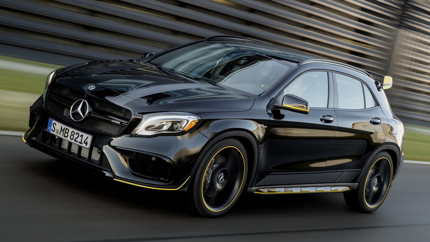 Mercedes Amg Gla Yellow Night Edition Us Hd Art Print Poster