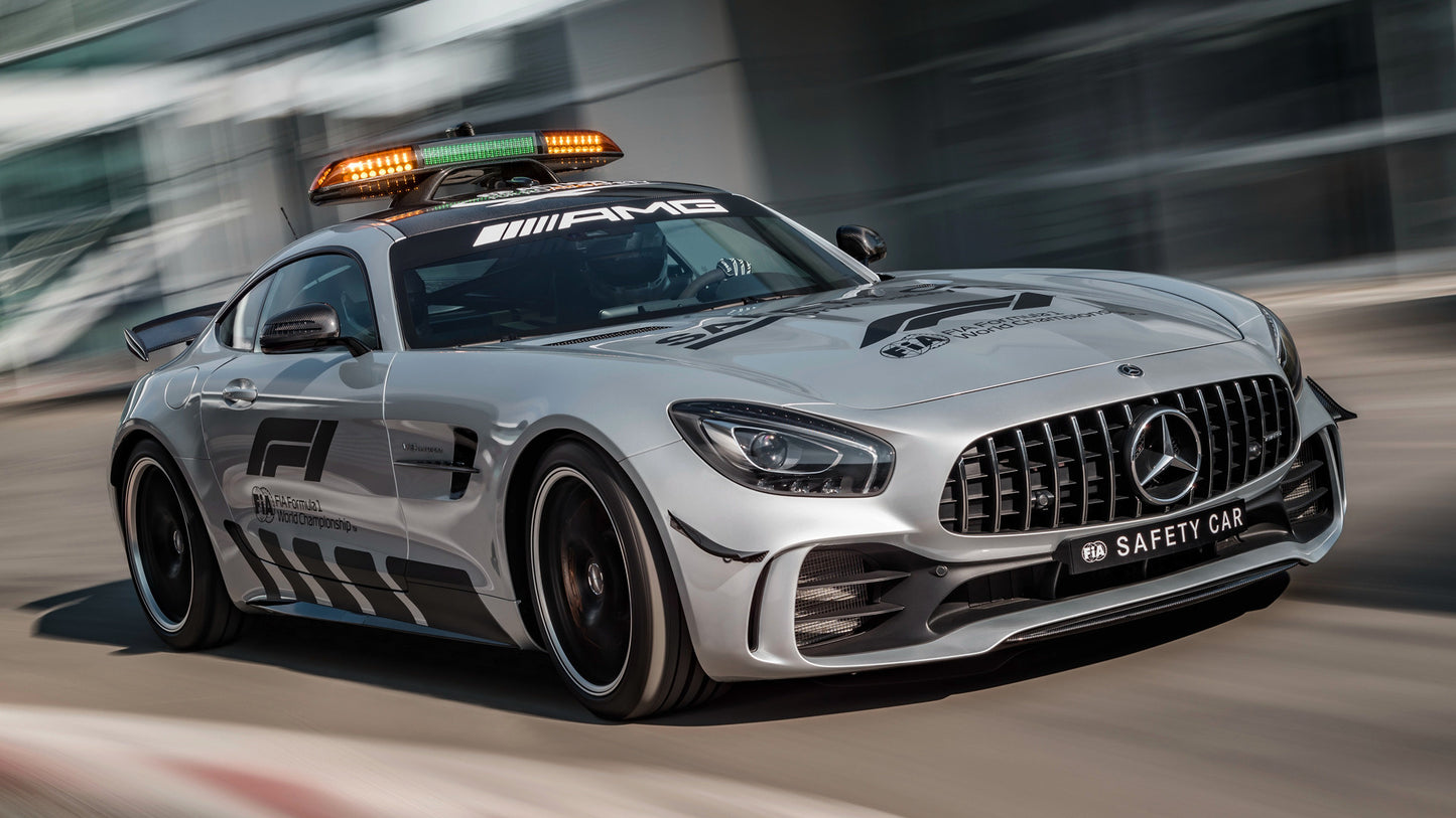 Mercedes Amg Gt R F1 Safety Car Hd Art Magnet