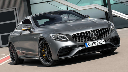 Mercedes Amg S Coupe Yellow Night Edition Hd Art Print Poster