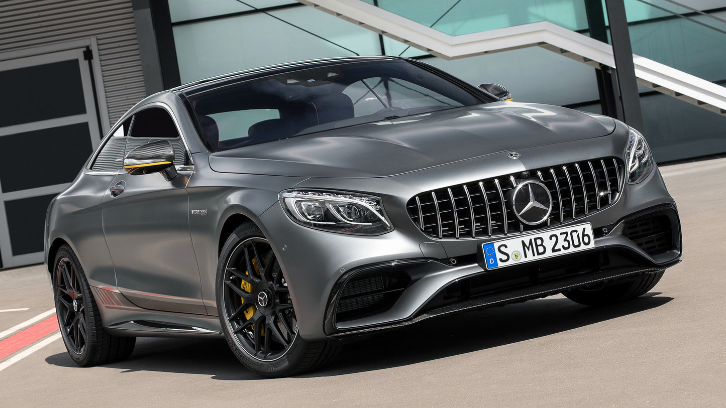 Mercedes Amg S Coupe Yellow Night Edition Hd Art Magnet