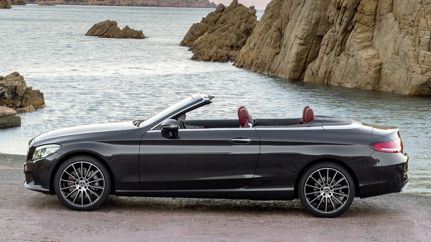 Mercedes Benz C Class Cabriolet Hd Art Print Poster