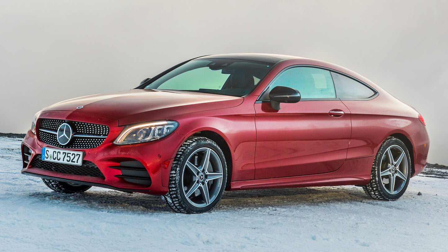 Mercedes Benz C Class Coupe Amg Line Hd Art Print Poster