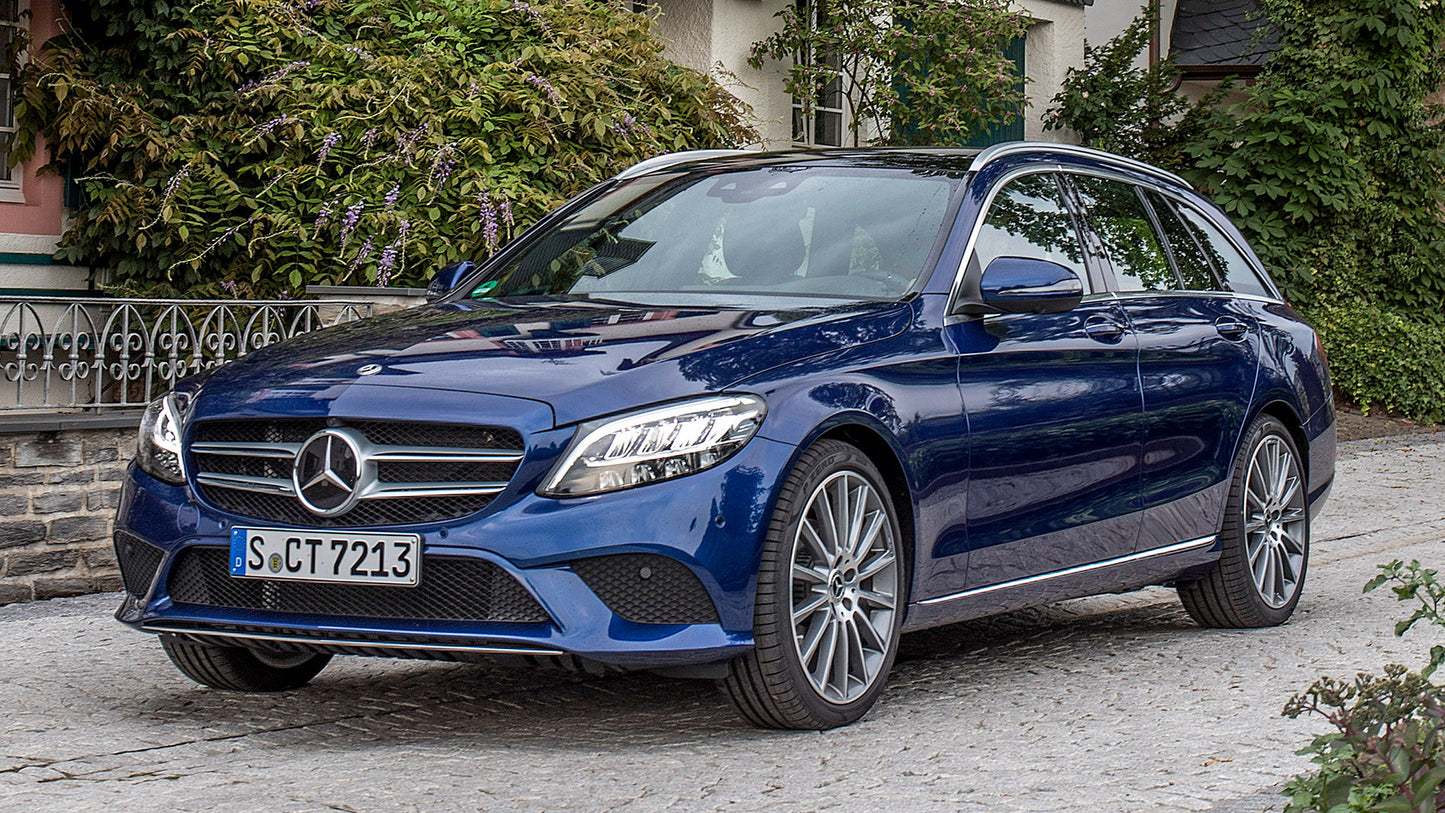 Mercedes Benz C Class Estate Hd Art Print Poster