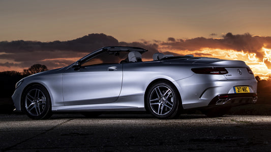 Mercedes Benz S Class Cabriolet Amg Line Uk Hd Art Print Poster
