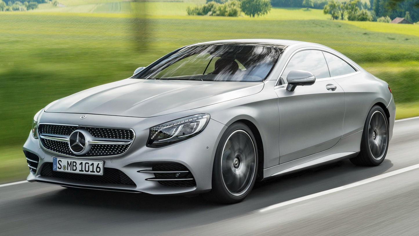 Mercedes Benz S Class Coupe Amg Line Hd Art Print Poster