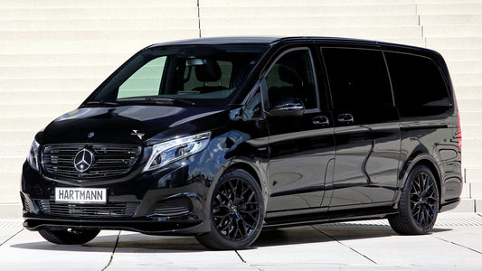 Mercedes Benz V Class Vp Spirit Black Pearl By Hartmann Hd Art Print Poster