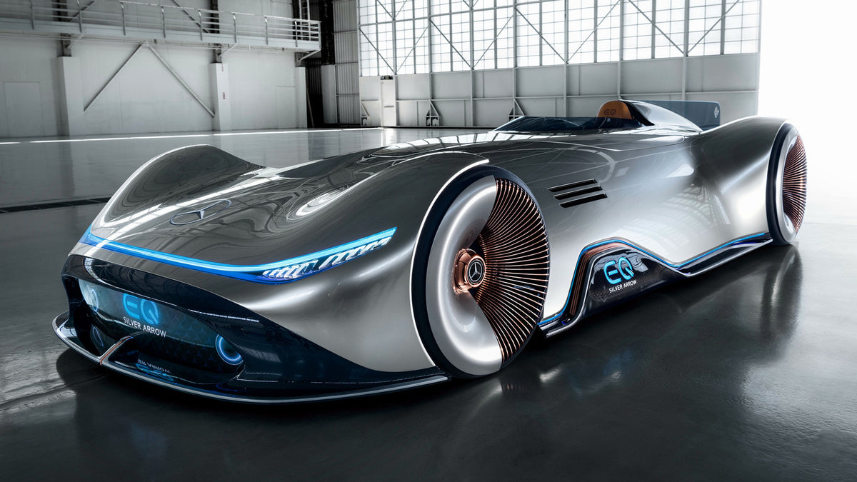 Mercedes Benz Vision Eq Silver Arrow Hd Art Magnet