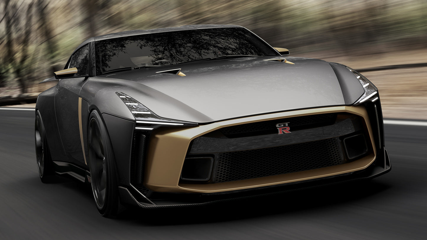Nissan Gt R50 Concept Hd Art Keychain
