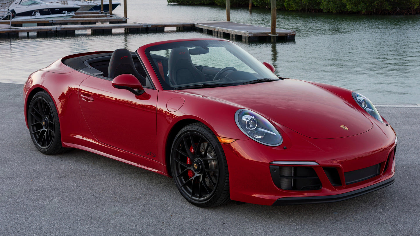 Porsche Carrera Gts Cabriolet Us Hd Art Keychain