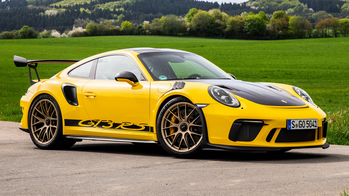 Porsche Gt3 Rs Weissach Package Hd Art Keychain