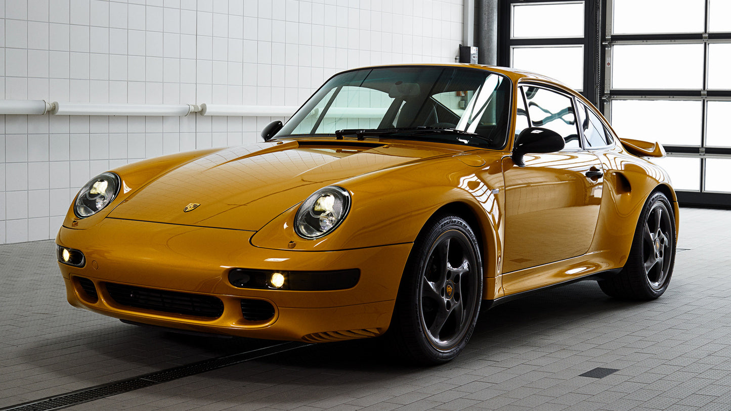 Porsche Turbo Classic Series Hd Art Keychain