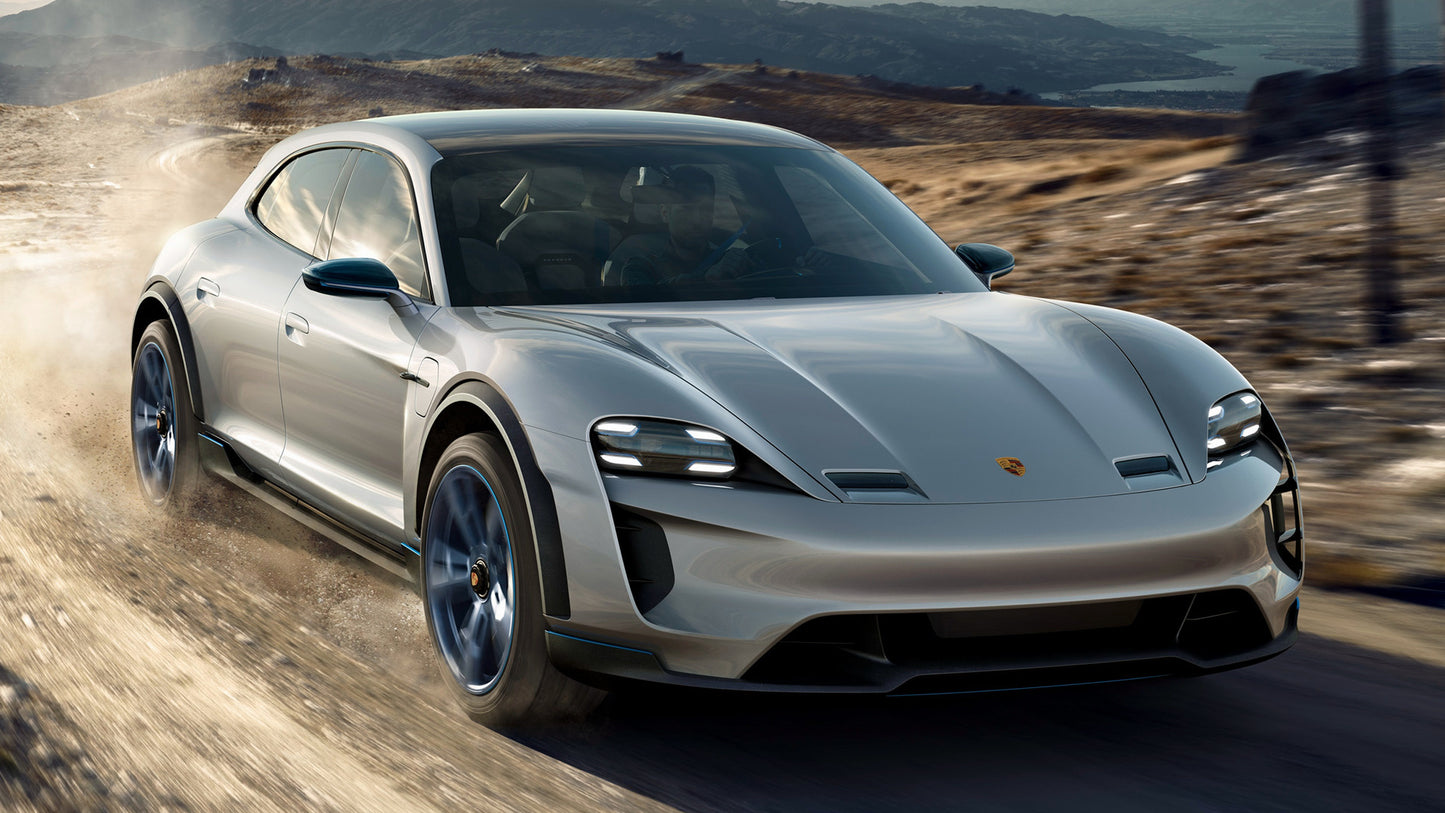 Porsche Mission E Cross Turismo Concept Hd Art Keychain