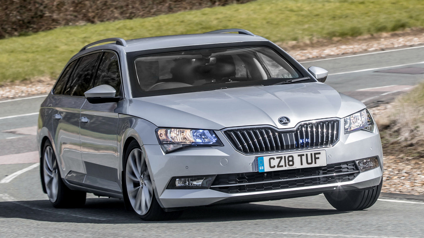 Skoda Superb Estate Armoured Uk Hd Art Keychain