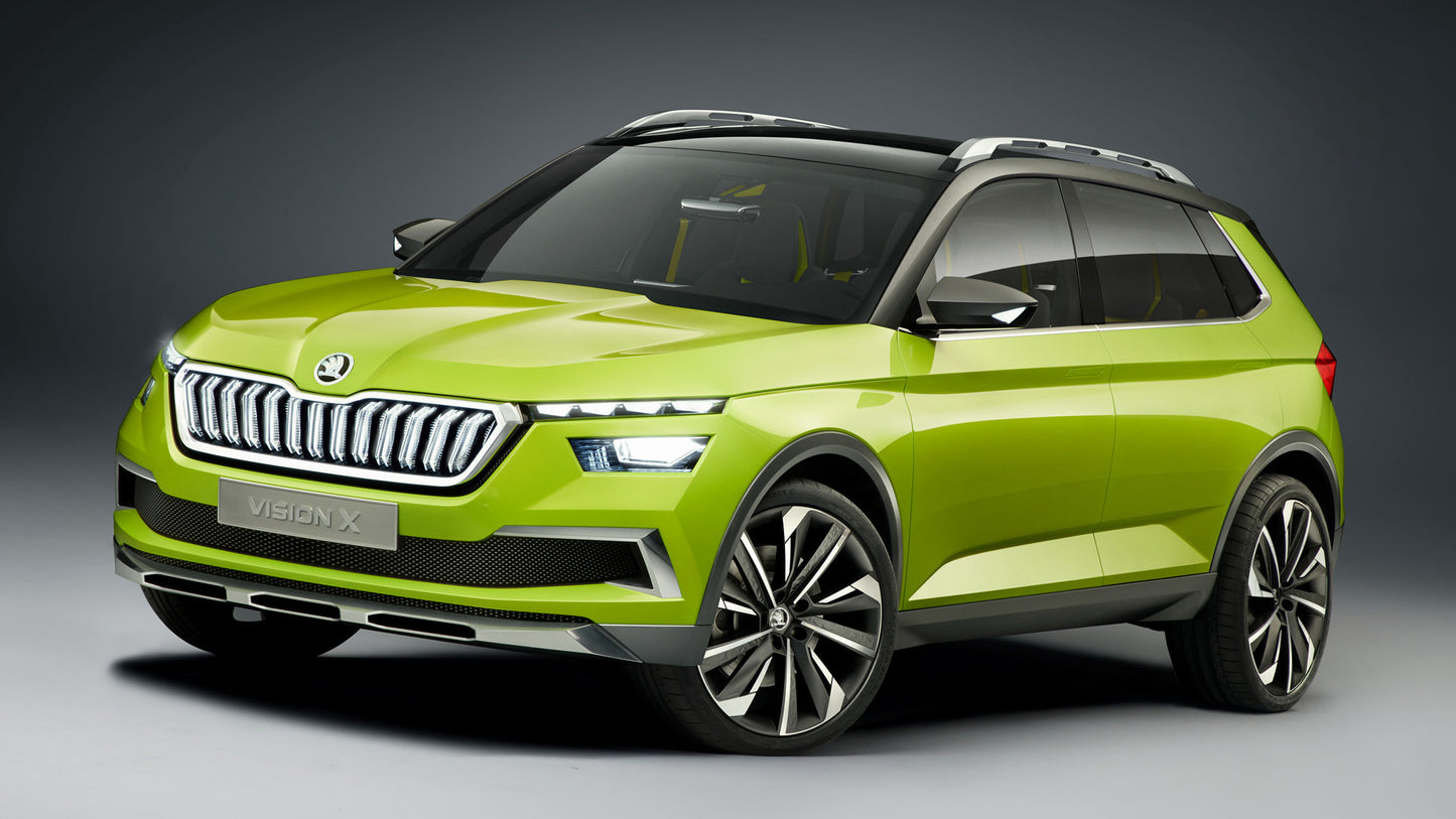 Skoda Vision X Hd Art Keychain