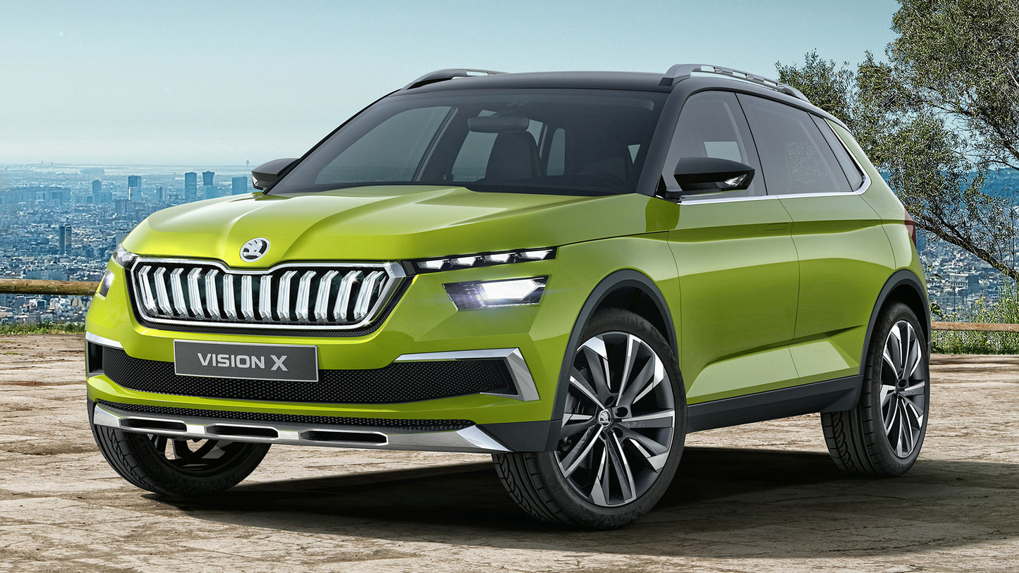 Skoda Vision X Hd Art Keychain