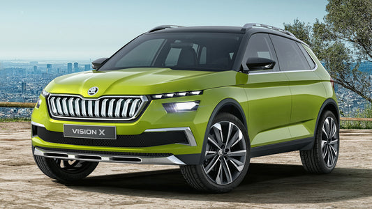 Skoda Vision X Hd Art Keychain