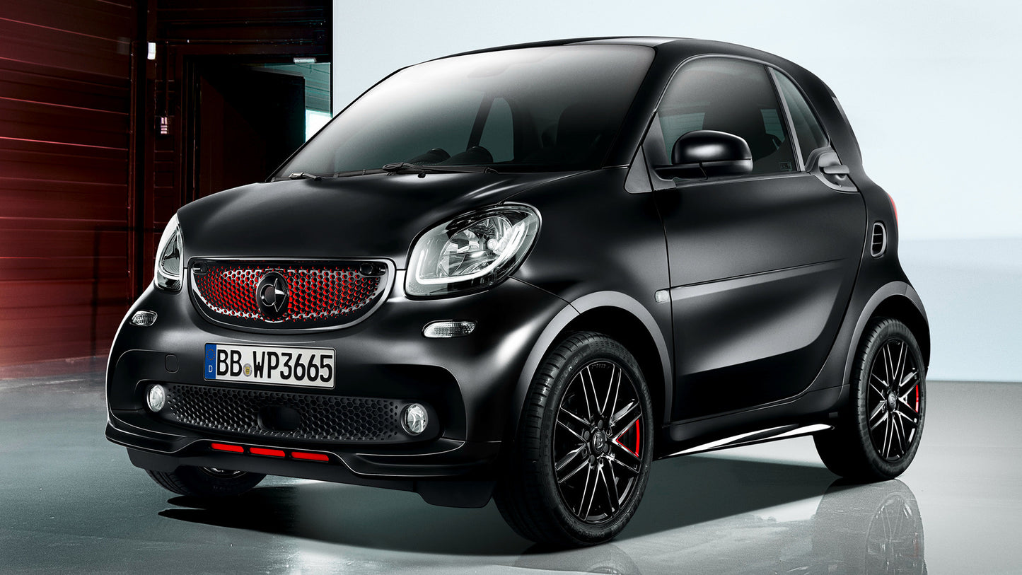 Smart Fortwo Pureblack Edition Hd Art Keychain